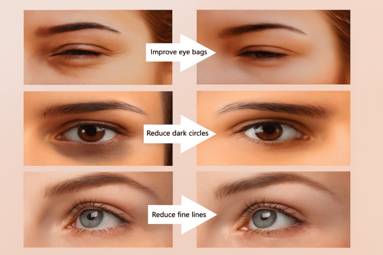 Smart Eye Therapy Mask before after