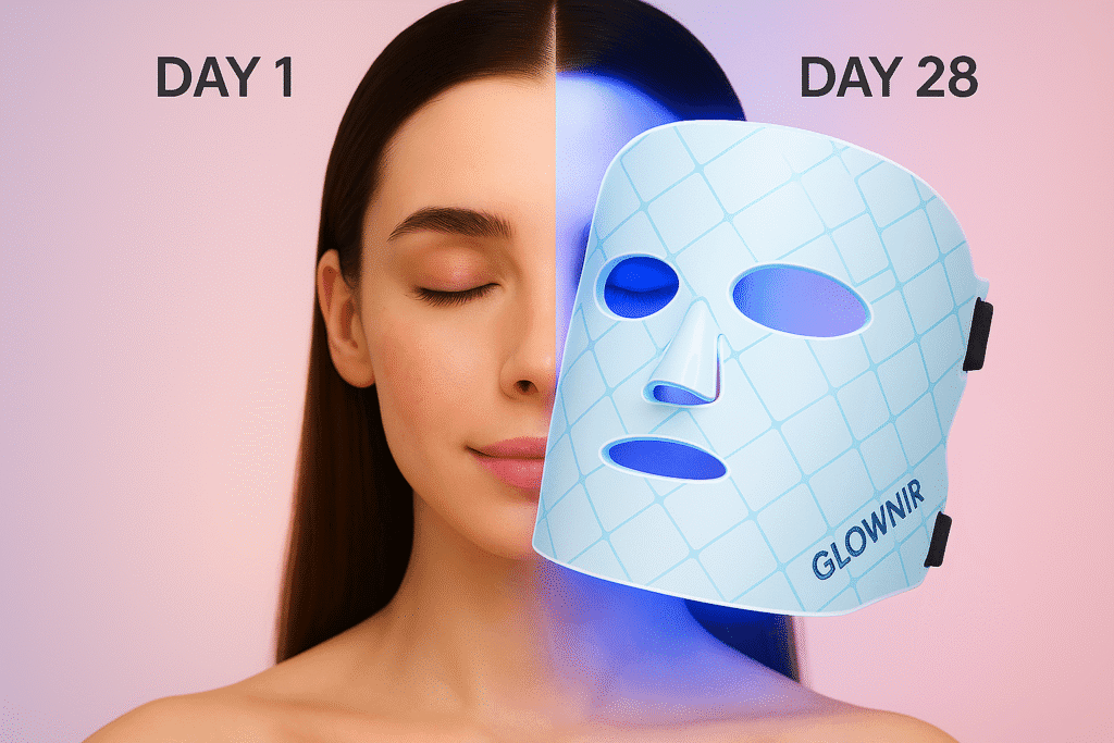 GlowNIR 7-Color LED Therapy Mask half mask